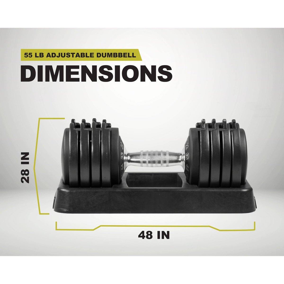 Adjustable Dumbbell, Single - 55 B35470