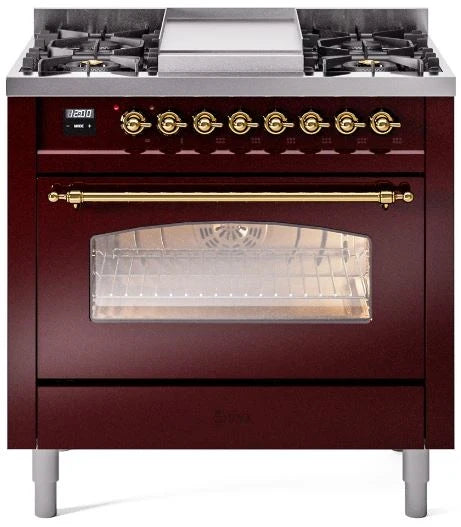 36 Dual Fuel Propane Gas Range M673520