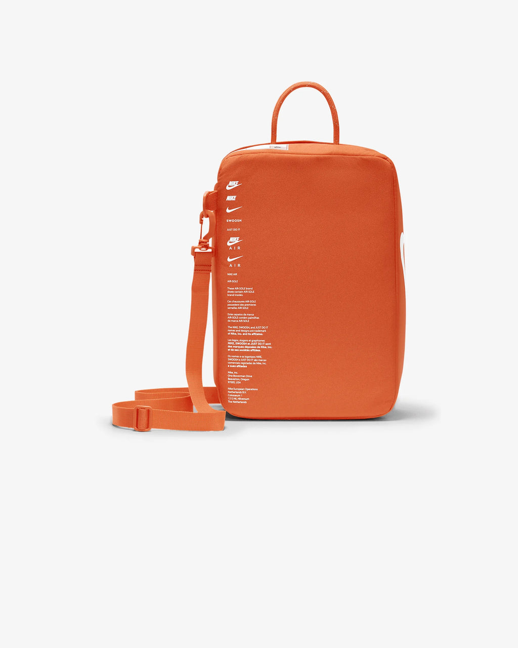Orange White Shoe Box Bag 12L K686