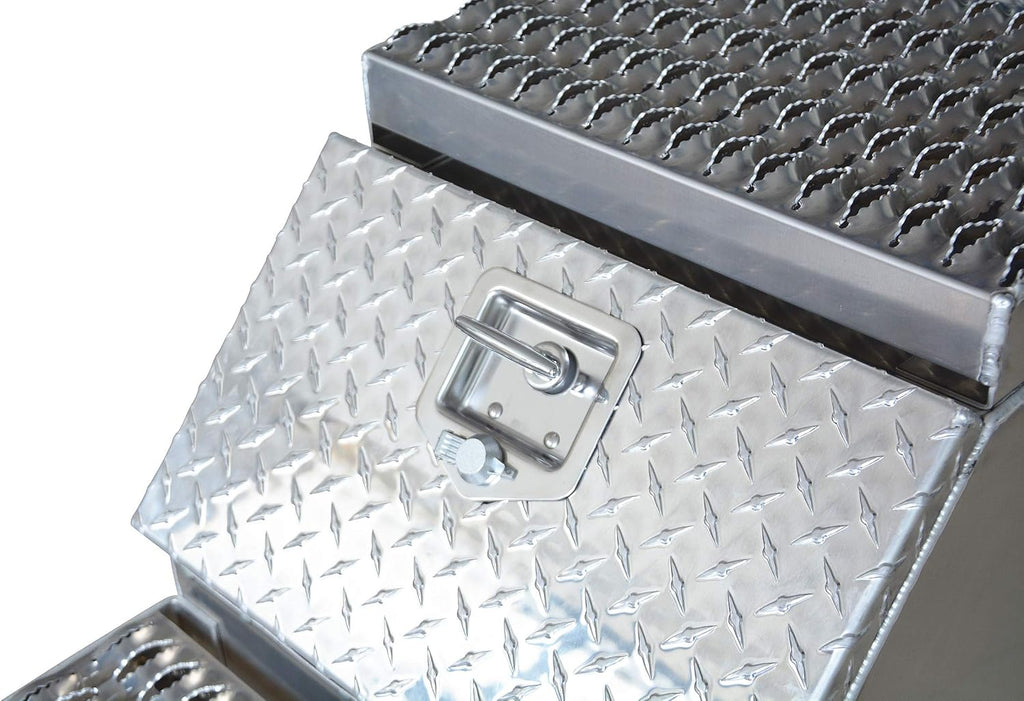 Semi Truck Side Storage Saddle Step Box 18" L x 25" W x 28" H F2363