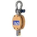 Galvanized 4in Single Wood Shell Block G5477
