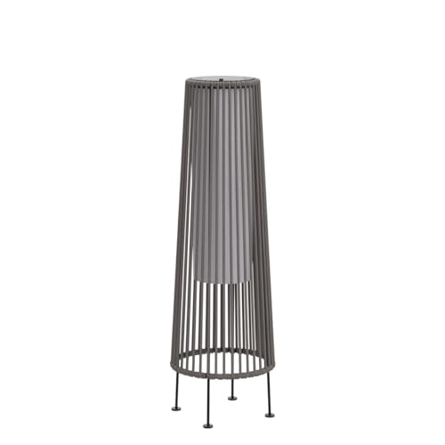 Light Brown Wicker Solar Patio Lamp 2-Pack K308