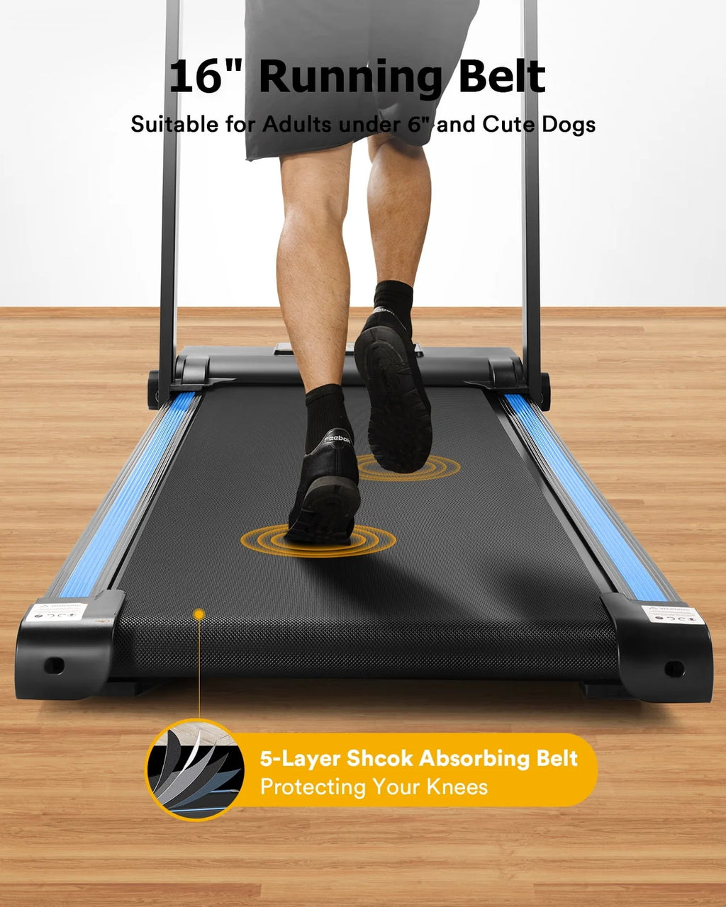 Folding Treadmill 2.25HP 265 lbs Capacity E72505