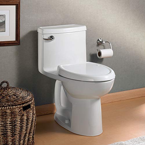 Compact 1-Piece Elongated Toilet with Seat, Linen Q968