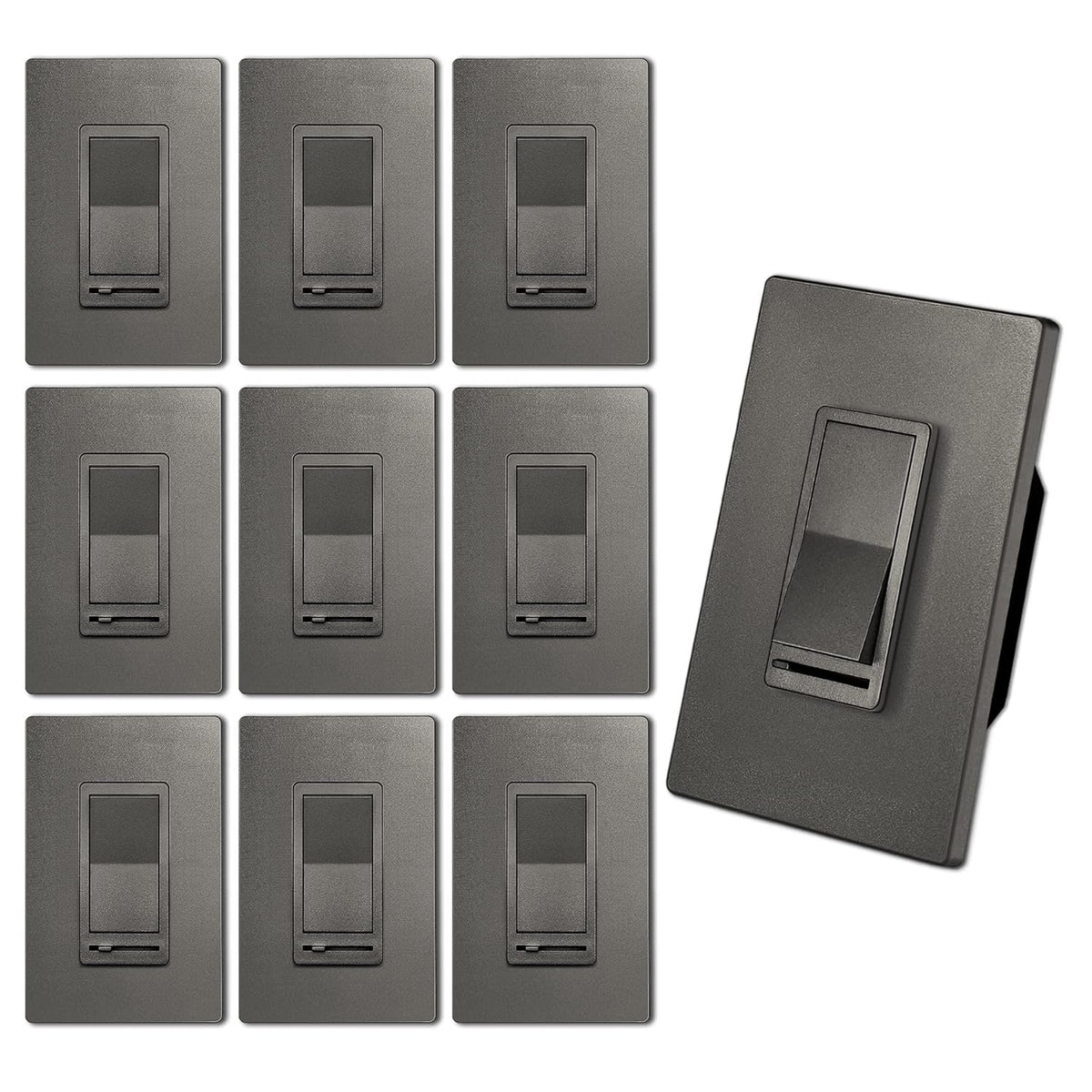 10 Pack Dimmer Light Switch C4699