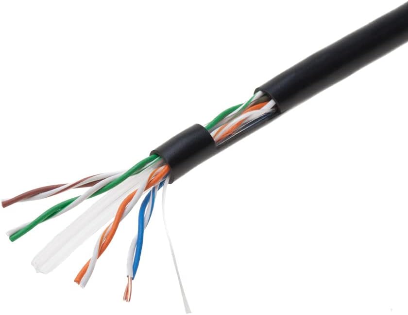 1000ft CAT6 Solid Ethernet Cable UTP 23AWG Bulk (Orange) F39069