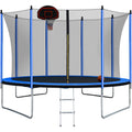 10ft Trampoline with Basketball Hoop and Ladder W10647