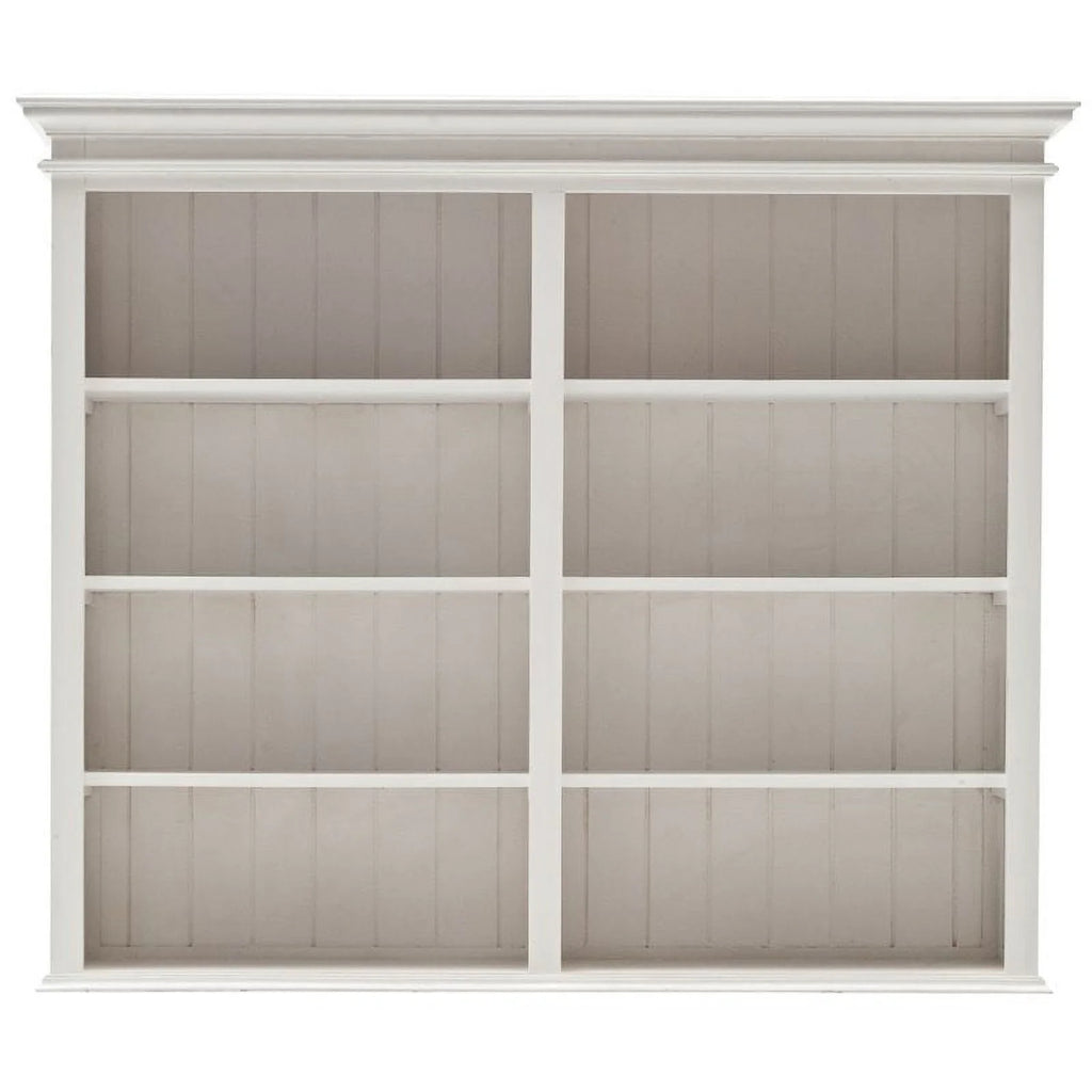 Storage Cabinet with Hutch in Pure White O903