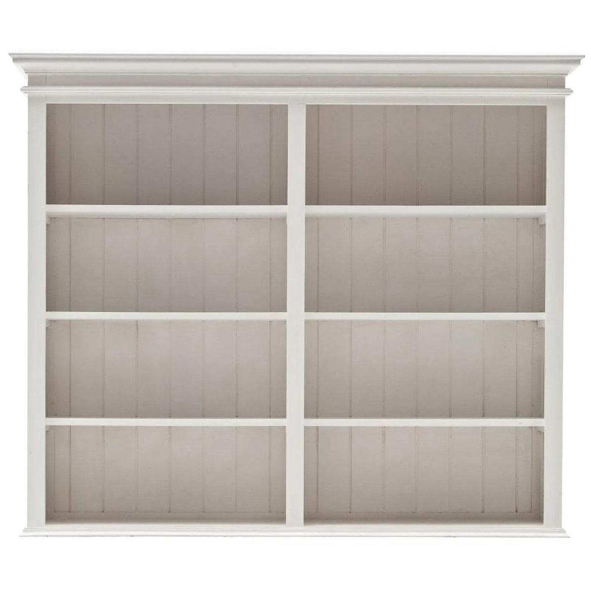 Storage Cabinet with Hutch in Pure White O903