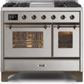40 Dual Fuel Natural Gas Range in Stainless Steel I163