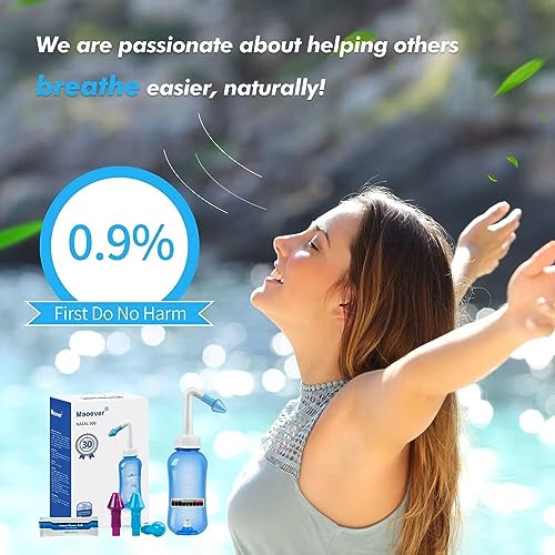 Neti Pot Sinus Rinse Bottle Nose Wash Cleaner Pressure Rinse Nasal Irrigation Q337