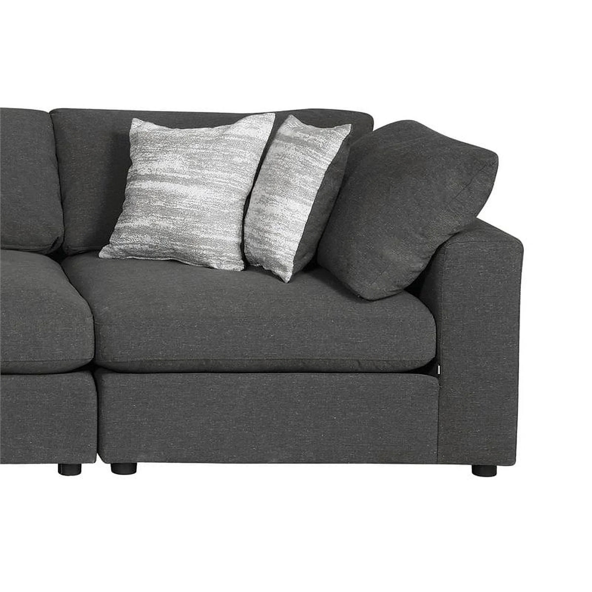 4-Piece Fabric Upholstered Sectional W507844