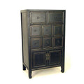 42'' H Antique Black Chest Dresser Z39887