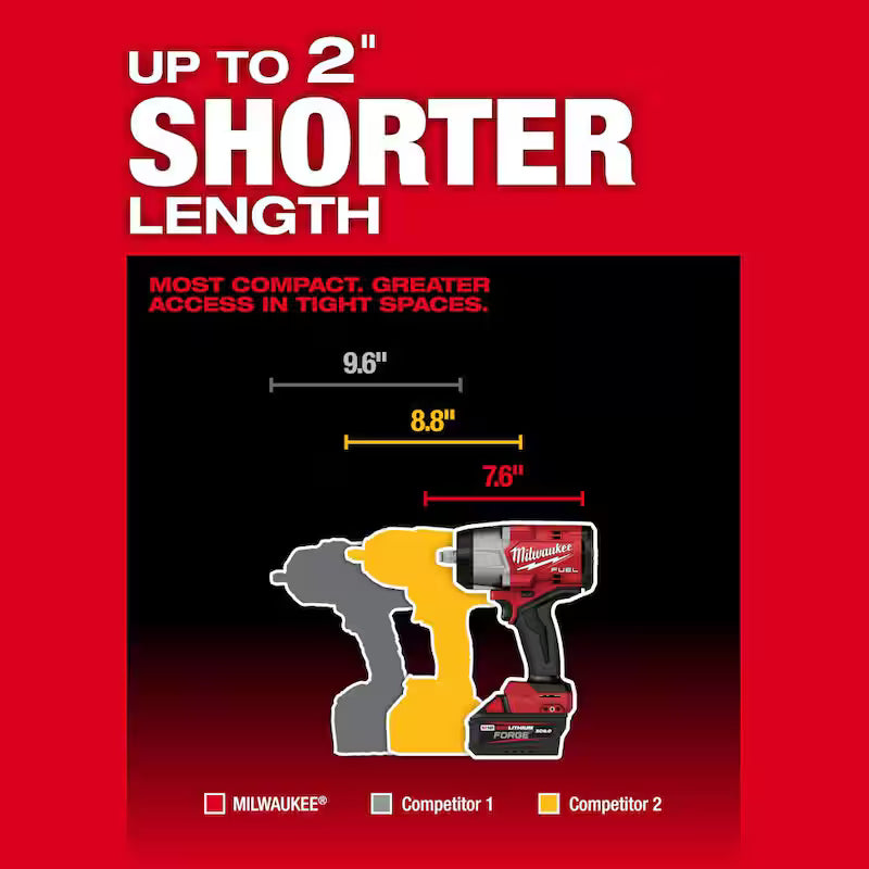 18V Lithium-Ion Brushless Cordless 1/2 in. and 3/8 in. Impact Wrench W18131