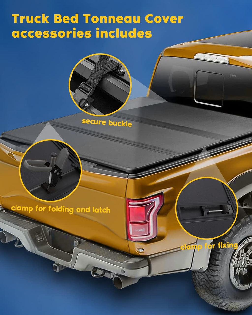 Hard Tri-Fold Truck Bed Tonneau Cover M810782