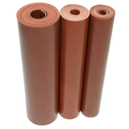 Red SBR Sheet 1/16 x 22 in x 3 ft W x 16 ft L E538892
