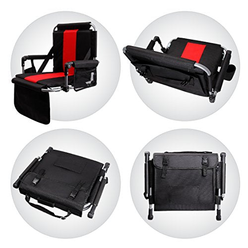 Stadium Seat Chair with Back & Arm Rest Y232245