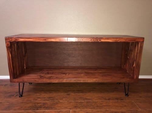 Honey Vinyl Record Storage Furniture L359