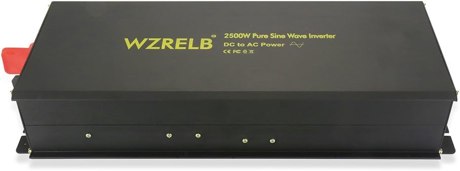 2500W Pure Sine Wave Power Inverter 24V DC to 120V AC N939037