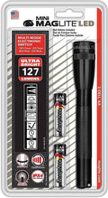 Black Aluminum 2 AA Flashlight T697