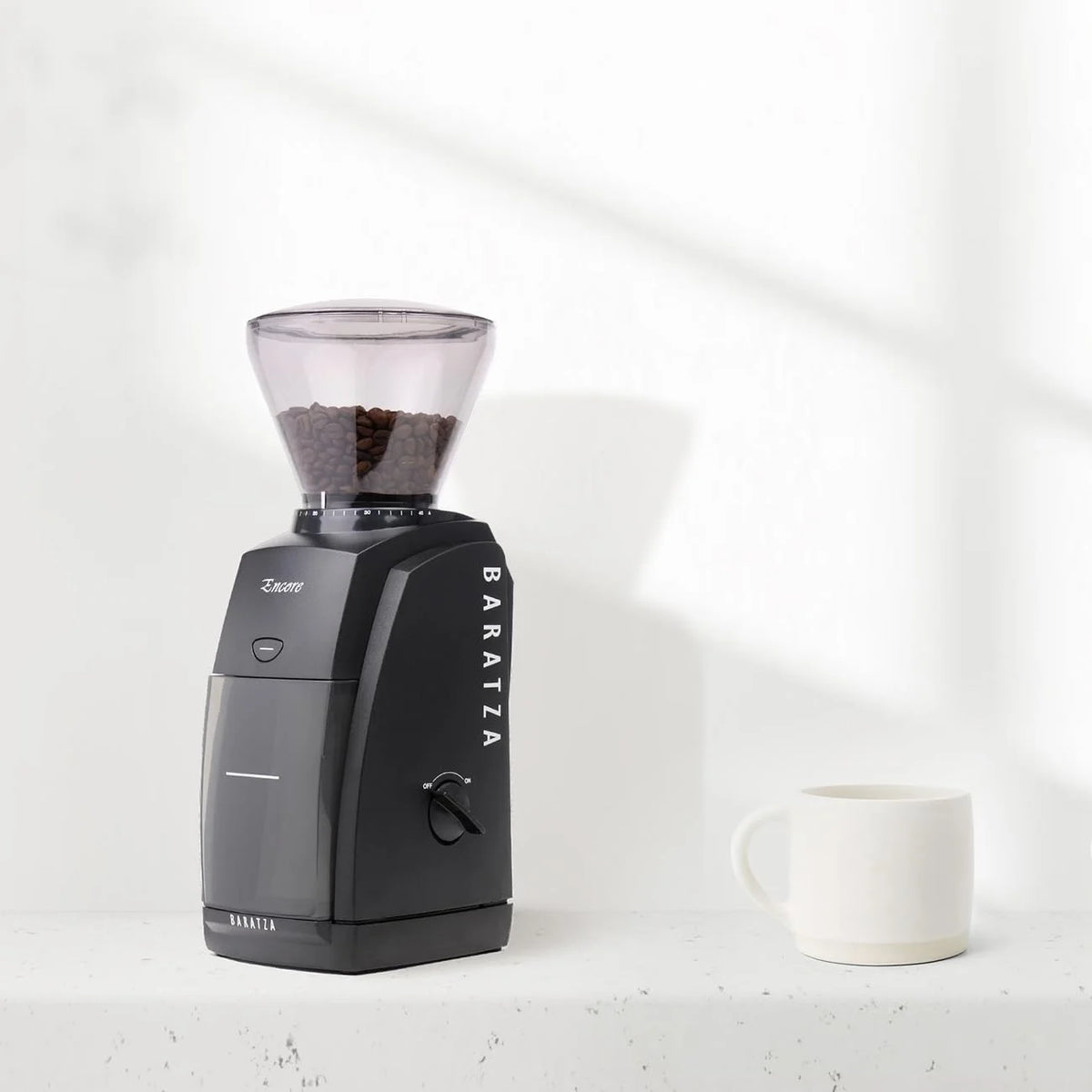 Black Conical Burr Coffee Grinder K986