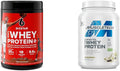 100% Whey Protein Plus Triple Chocolate 1.8 lbs and Grass Fed Whey Protein Powder Deluxe Vanilla 1.8 lbs W23628
