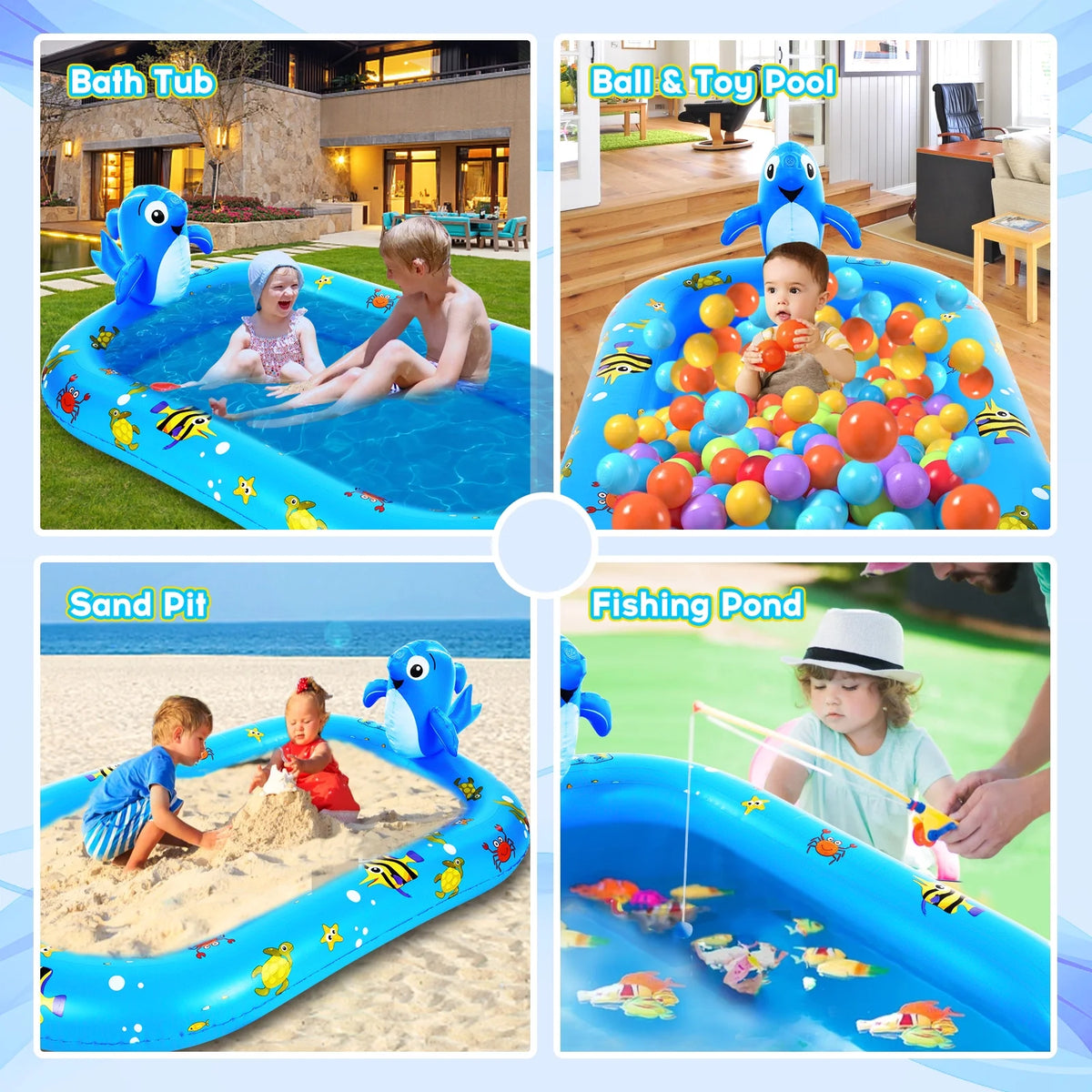 Inflatable Sprinkler Pool C934