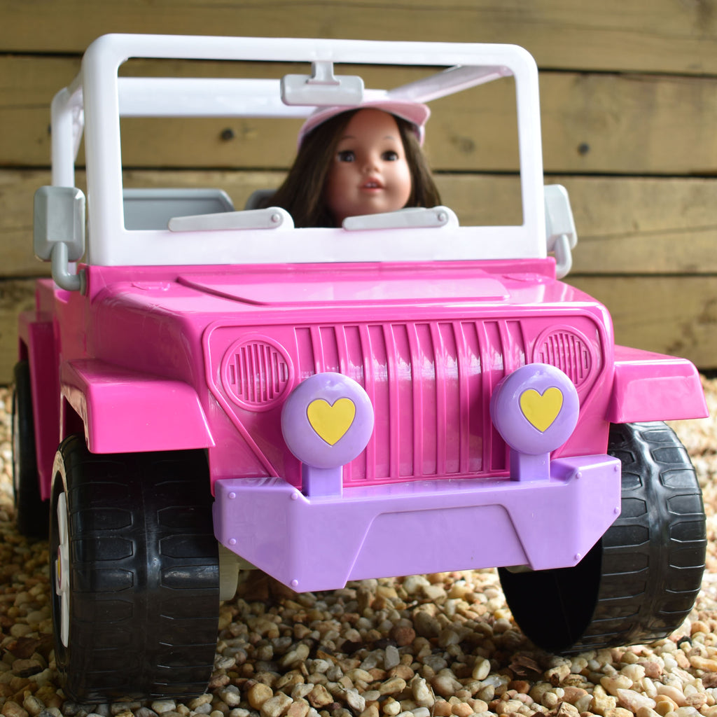 4 x 4 Hot Pink Beach Cruiser Truck for 18" Dolls E211086