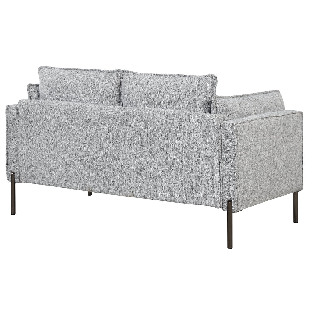 Linen Fabric Loveseat Couch V1562