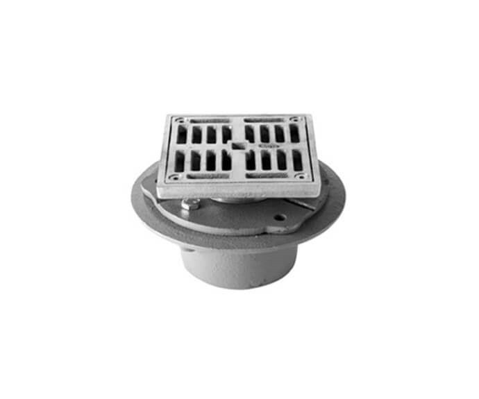4 inch Square PVC Shower Drain V879584