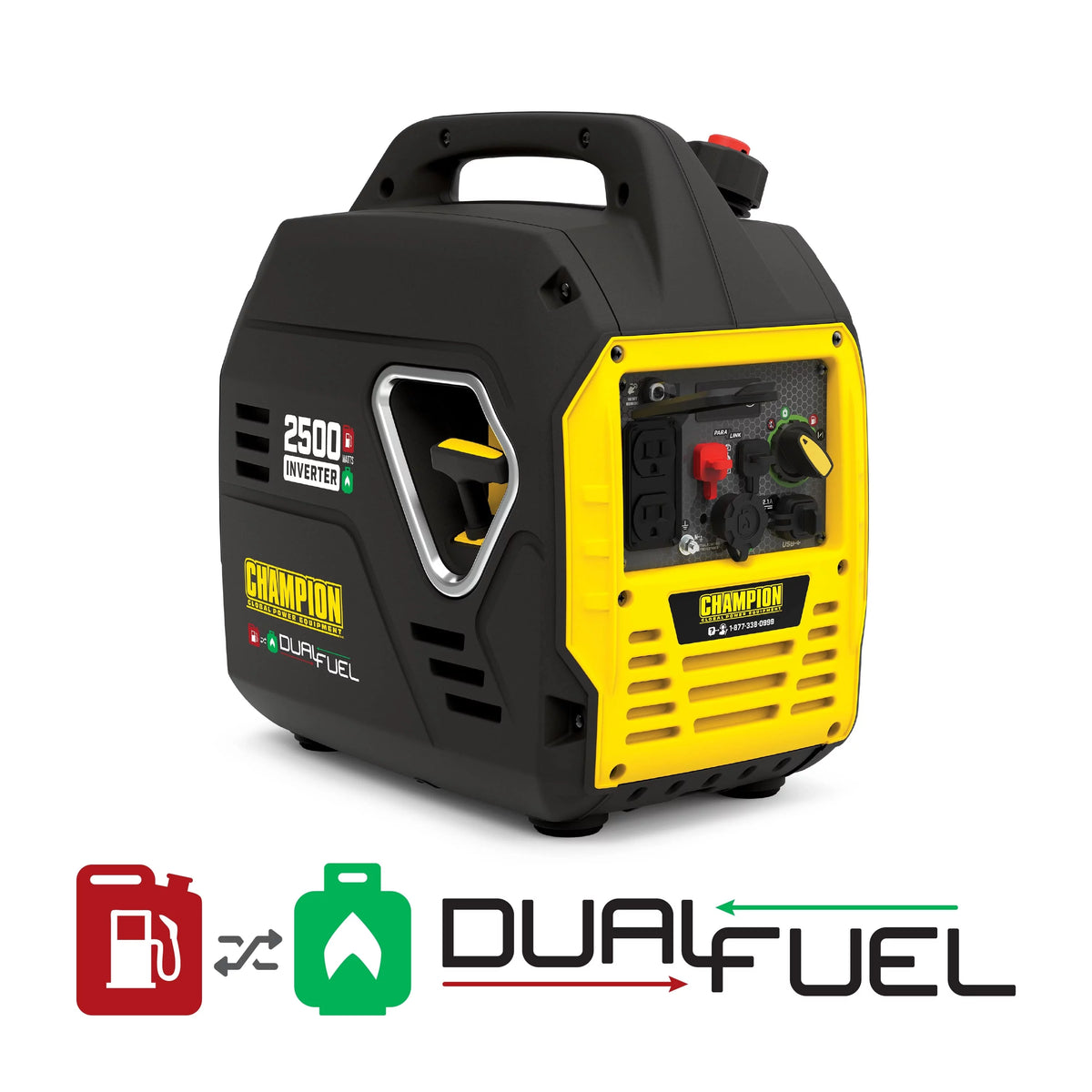2500-Watt Dual Fuel Inverter Generator S854850