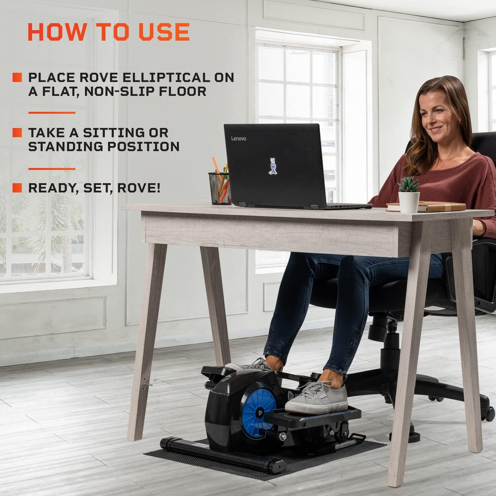 Under Desk Elliptical Machine with Adjustable Resistance B423