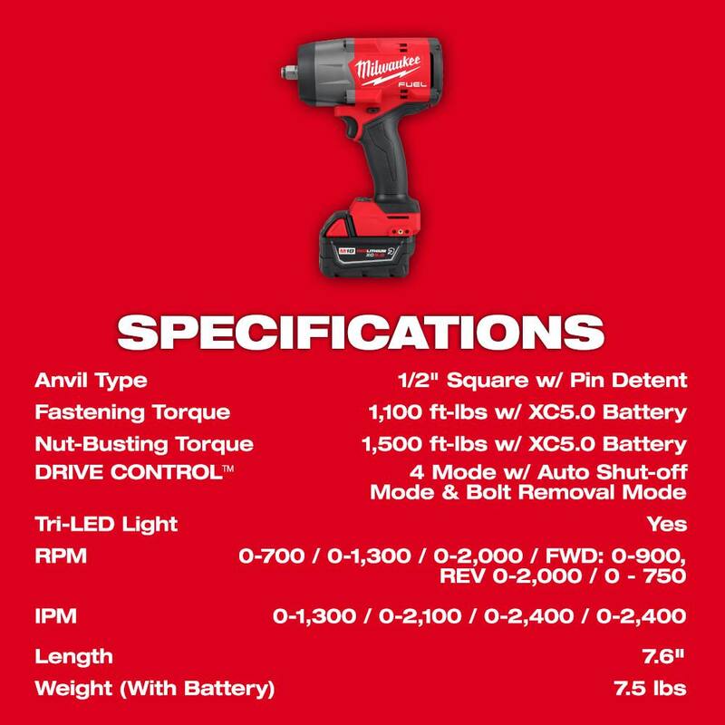 18V Lithium-Ion Brushless Cordless 1/2 in. Impact Wrench Kit S6076