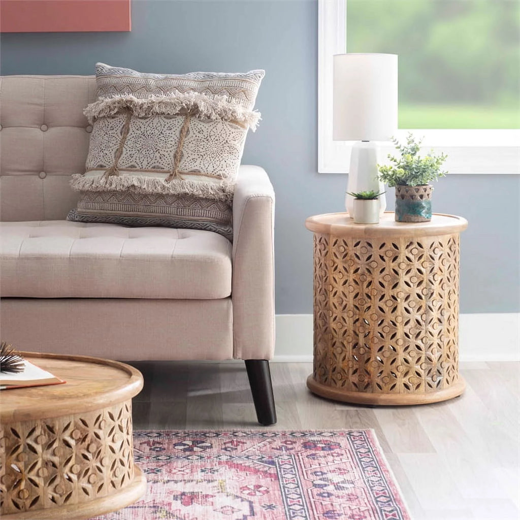 Mango Wood Side Table F162426