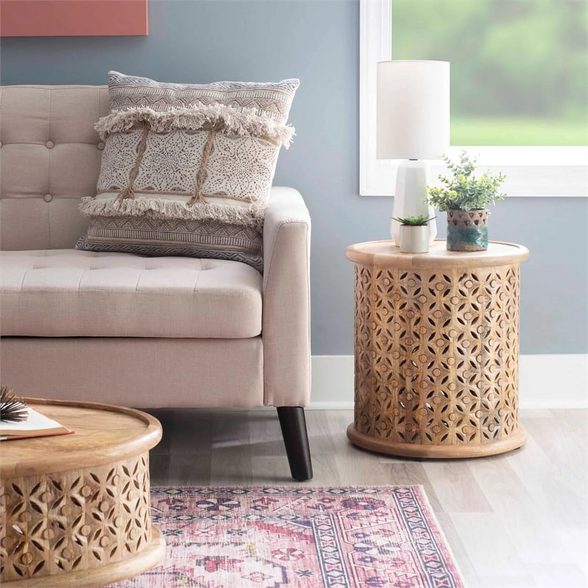 Mango Wood Side Table F162426