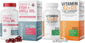 Vitamin K2 with D3 Omega-3 Fish + Krill Oil 1000 MG J37736