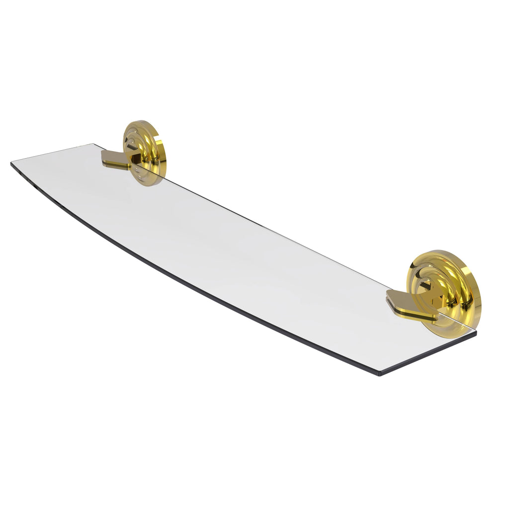 Polished Brass Glass Shelf M87950