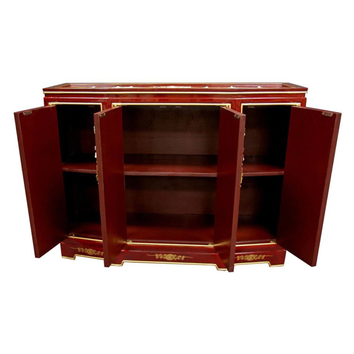 Red Slant Front Cabinet L7029