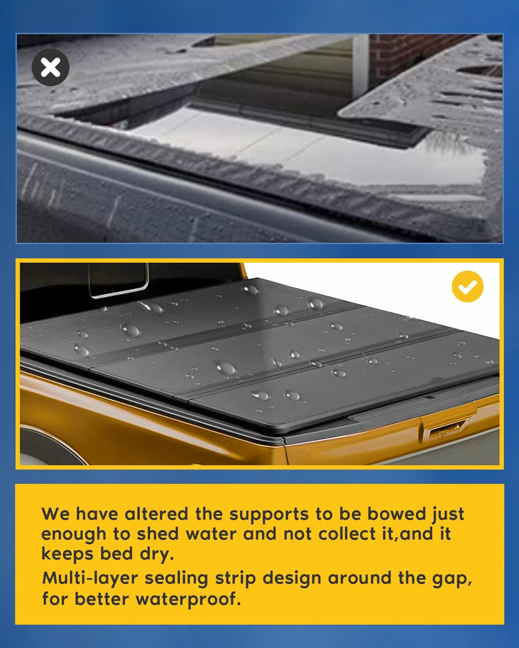 Hard Tri-Fold Truck Bed Tonneau Cover M810782