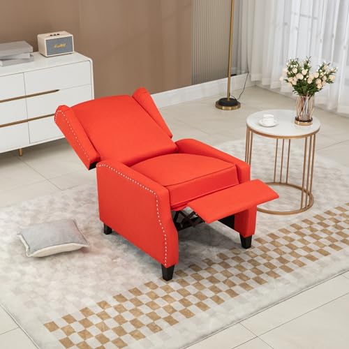 Red Adjustable Wingback Recliner Chair R9362