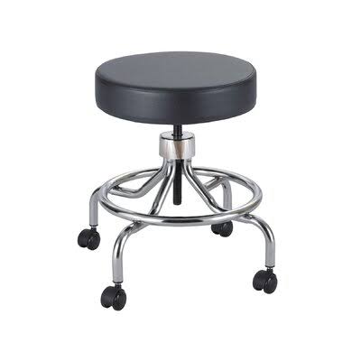 Low Height Adjustable Lab Stool with 2 Swivel Casters D5133