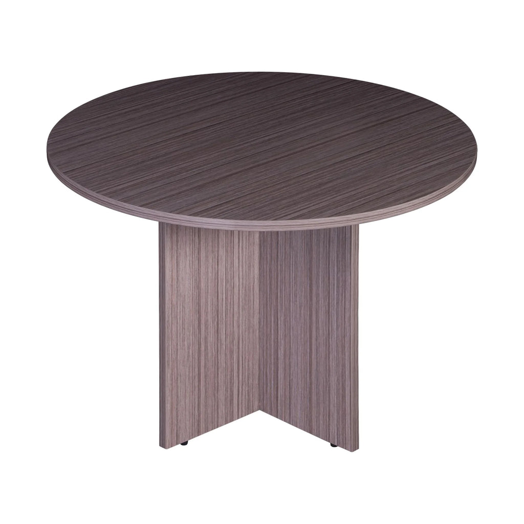 47" Round Table & 4 Mesh Guest Chair with Casters R322764