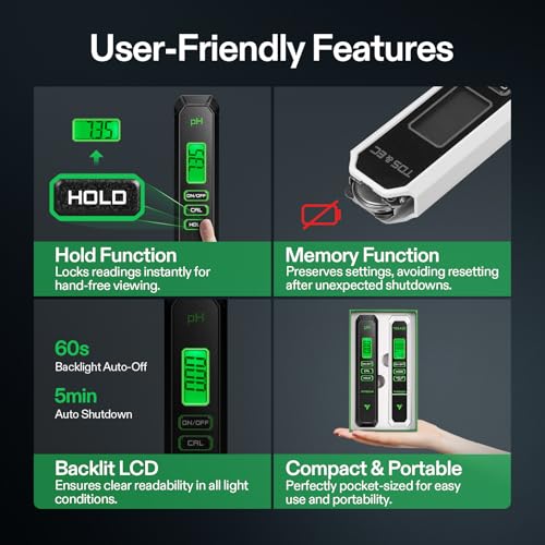 Digital 0.01pH High Accuracy Pen Type pH Meter U292036