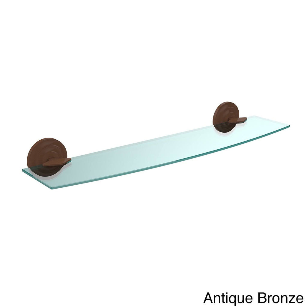 Polished Brass Glass Shelf M87950