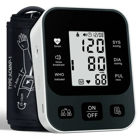 Automatic Upper Arm Blood Pressure Monitor with Adjustable Cuff I781