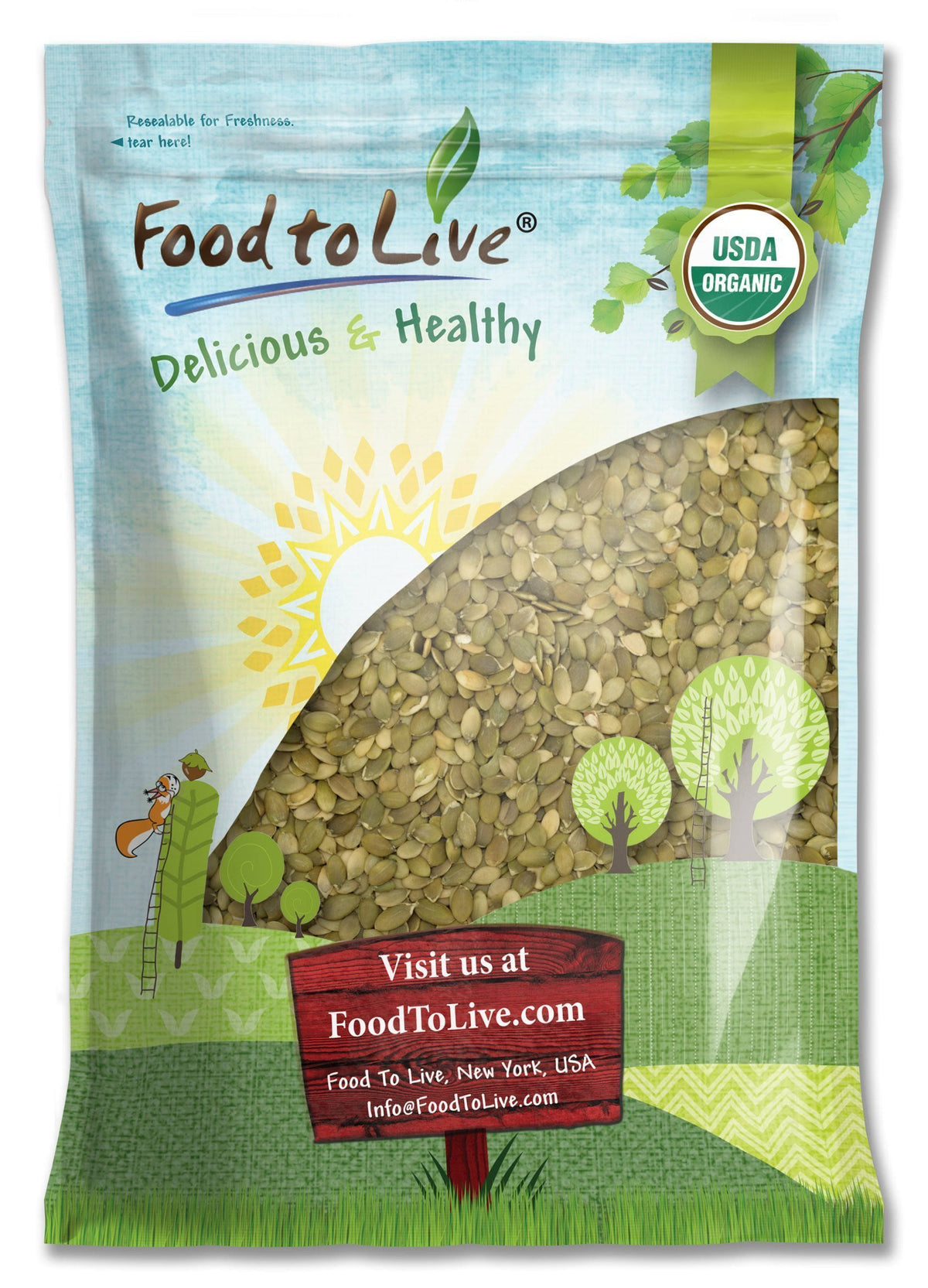 Organic Raw Pepitas 12 Pounds W851051