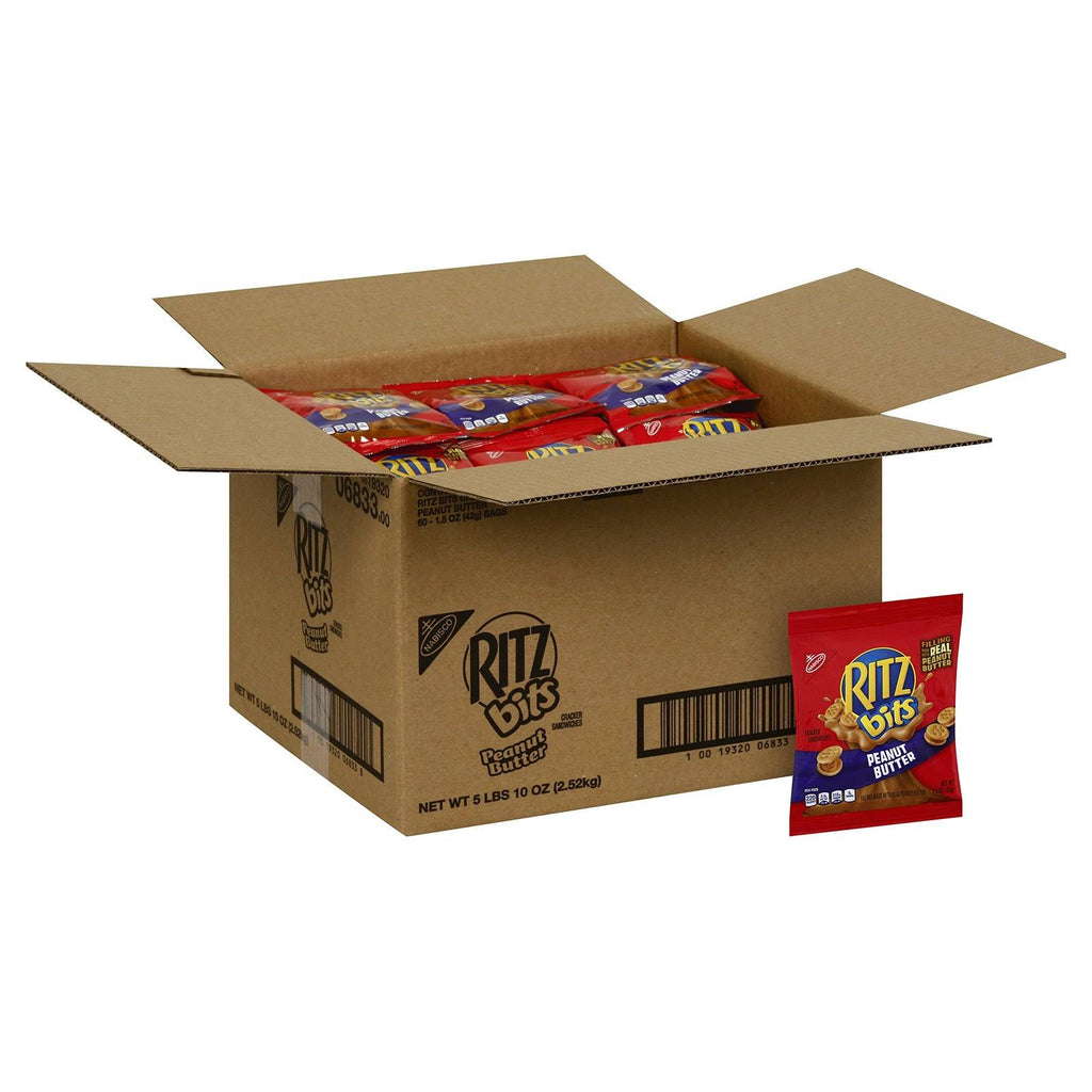 Peanut Butter Sandwich Cookies, 60 packs, 1.5 oz each F244