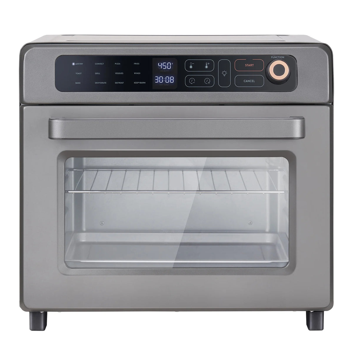 12-IN-1 1700W Air Fryer Toaster Oven 25L Stainless Steel Convection Oven W177