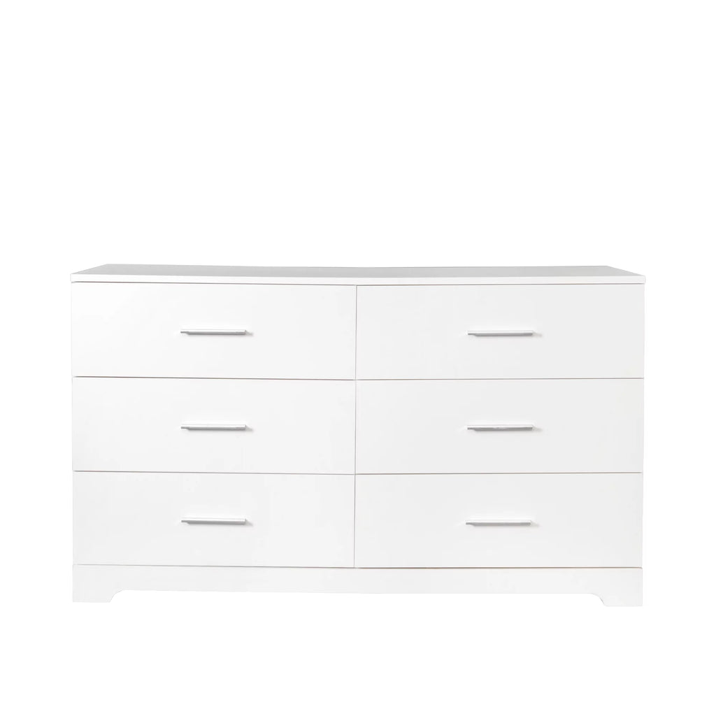 6 Drawer White Dresser Q43474