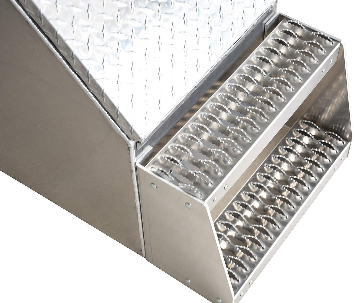 Semi Truck Side Storage Saddle Step Box 18" L x 25" W x 28" H F2363